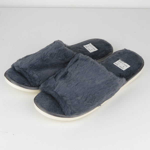 Women's Cotton Terry Winter Slippers Red Black Brown Gray Sizes S M L New