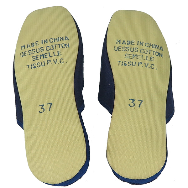 Handmade Embroidered Dragon Chinese Women's Cotton Slippers Blue Red New