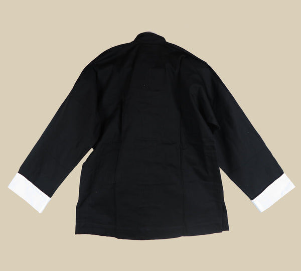 Men's Cotton Kung Fu Uniform Top Martial Arts in Black New