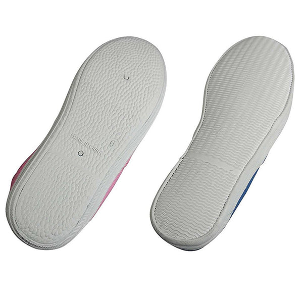 Women's Canvas Hiking Lace-Ups Sneakers Shoe Rubber Sole Blue Pink Size 6-10 New