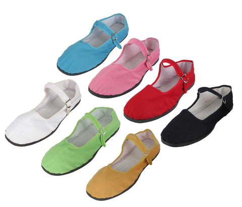 Women's Chinese Mary Jane Cotton Shoes Slippers Sizes 35 - 42 New