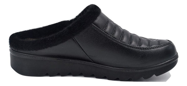 Women's Slide Comfort Platform Slipper Shoes Black Red Brown Size 7-10 New