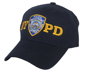 NYPD Baseball Cap Hat Embroidered Navy Blue Officially Licensed New