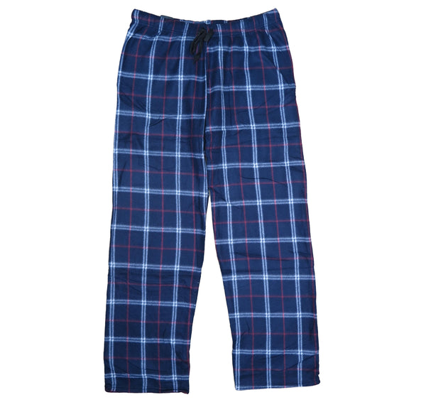 Men's Fleece Pajama Sleep Pants Plaid Soft Cozy Warm Size S-2XL New